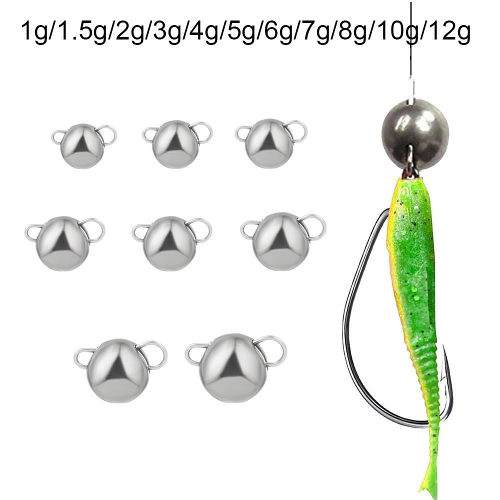 Fishing Equipment Carp - Plomo de tungsteno negro mate, 1g-12g,