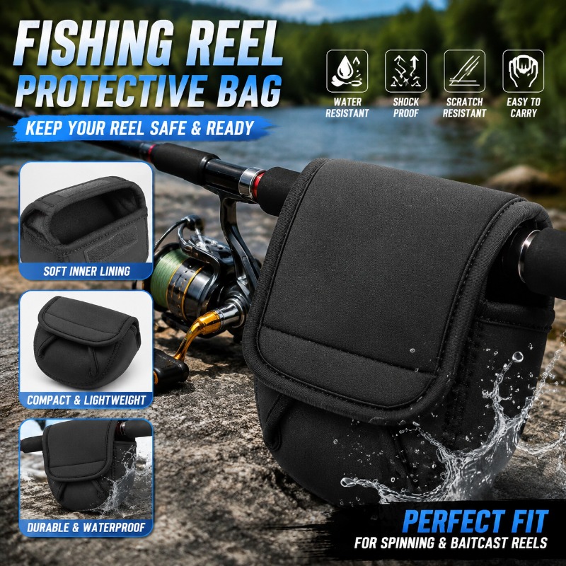Fishing Equipment Bag - Funda Protectora para Carrete de Pesca,