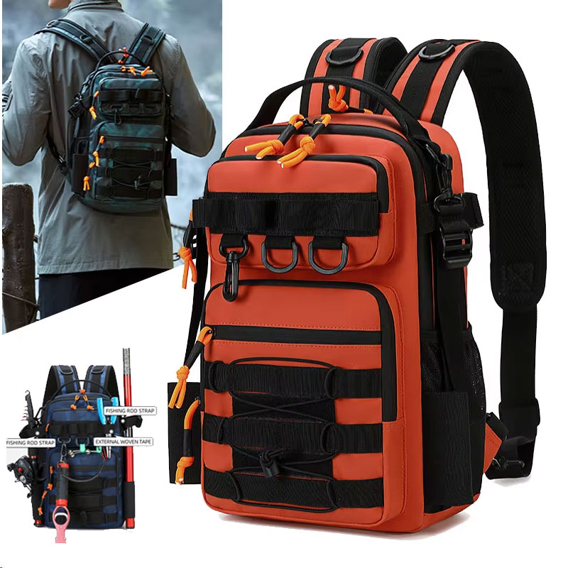 Fishing Equipment Bag - Mochila táctica de pesca para acampar,