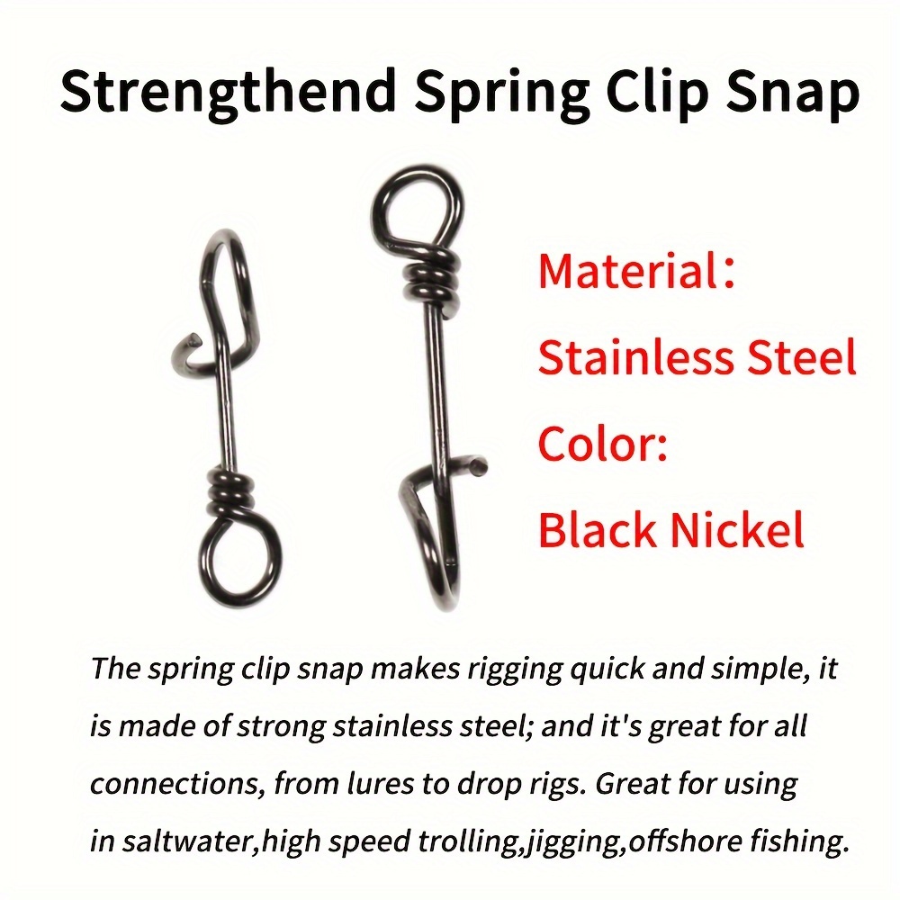 50 unidades de clips de resort - Fishing Equipment Cheap reseña y precio