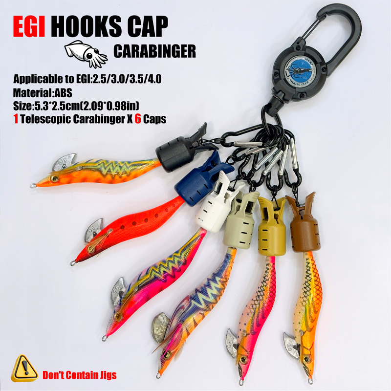Gorros de anzuelo de calamar y - Fishing Equipment Carp reseña y precio