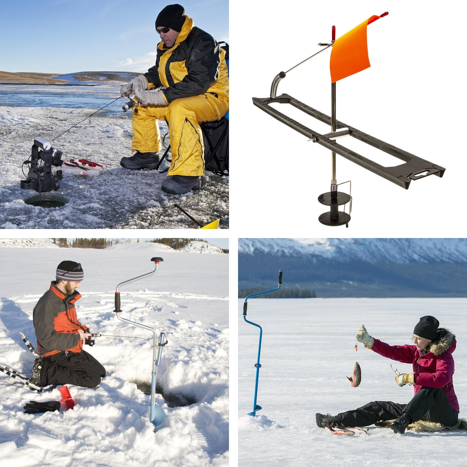 Banderas de punta para pesca e - Ice Fishing Tip Up reseña y precio