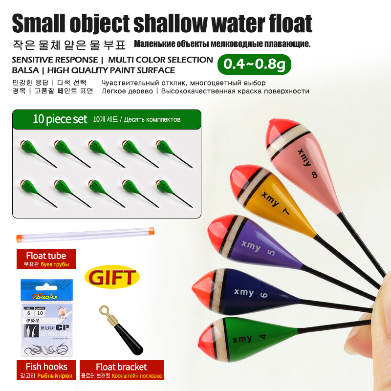 10 Uds. Flotadores de madera d - Fishing Equipment Bag reseña y precio