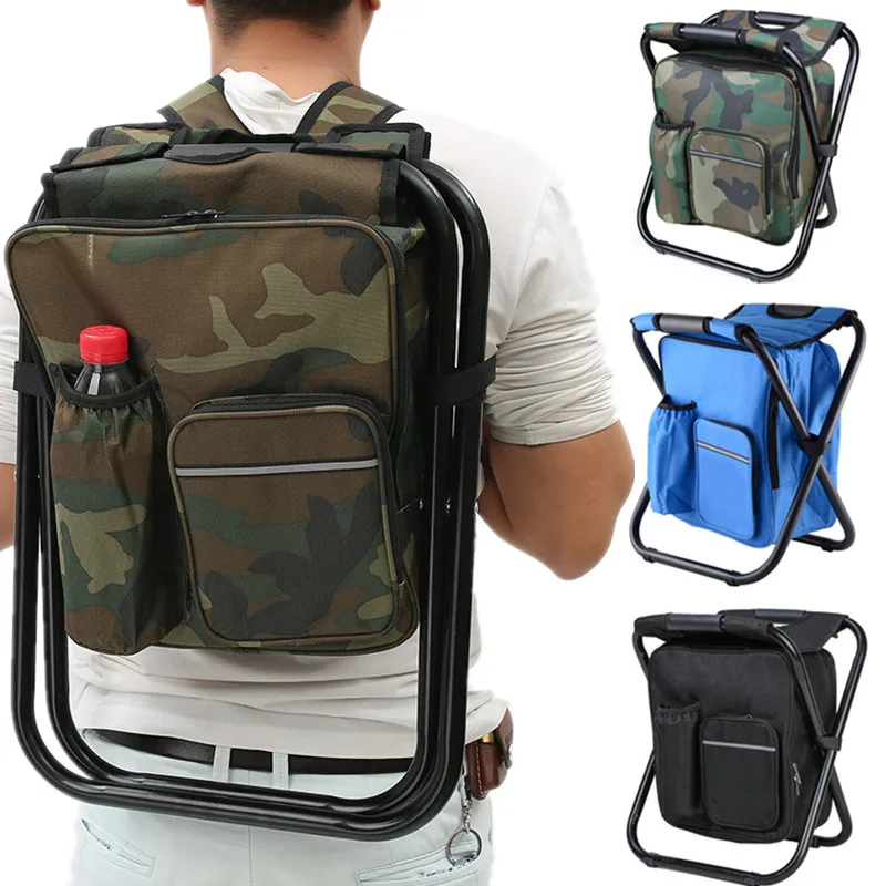 Silla de pesca plegable 2 en 1 - Fishing Equipment Bag reseña y precio