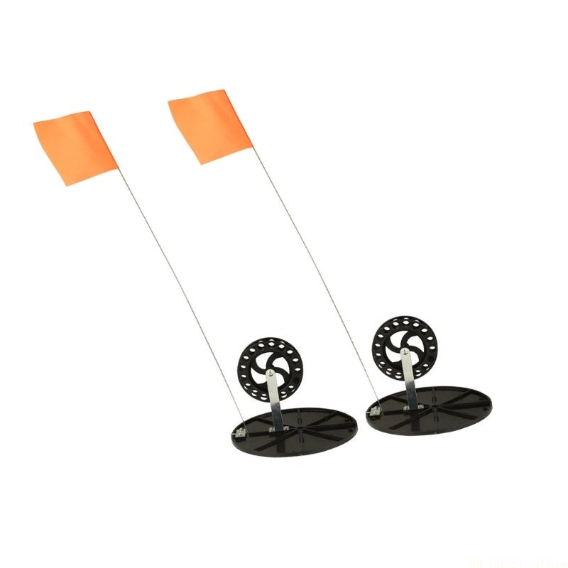 31BE 2 uds caña pescar inviern - Ice Fishing Tip Up reseña y precio