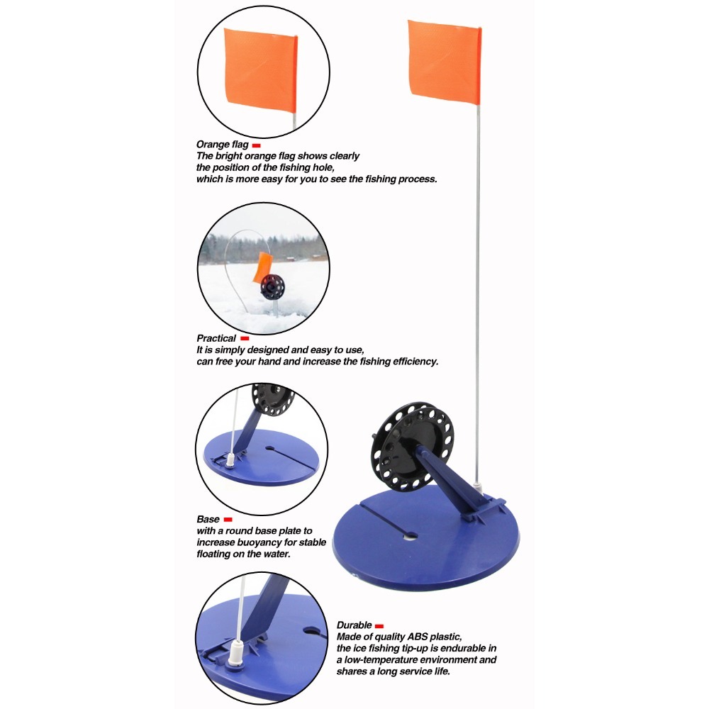 Plataforma Automática para Pes - Ice Fishing Tip Up reseña y precio