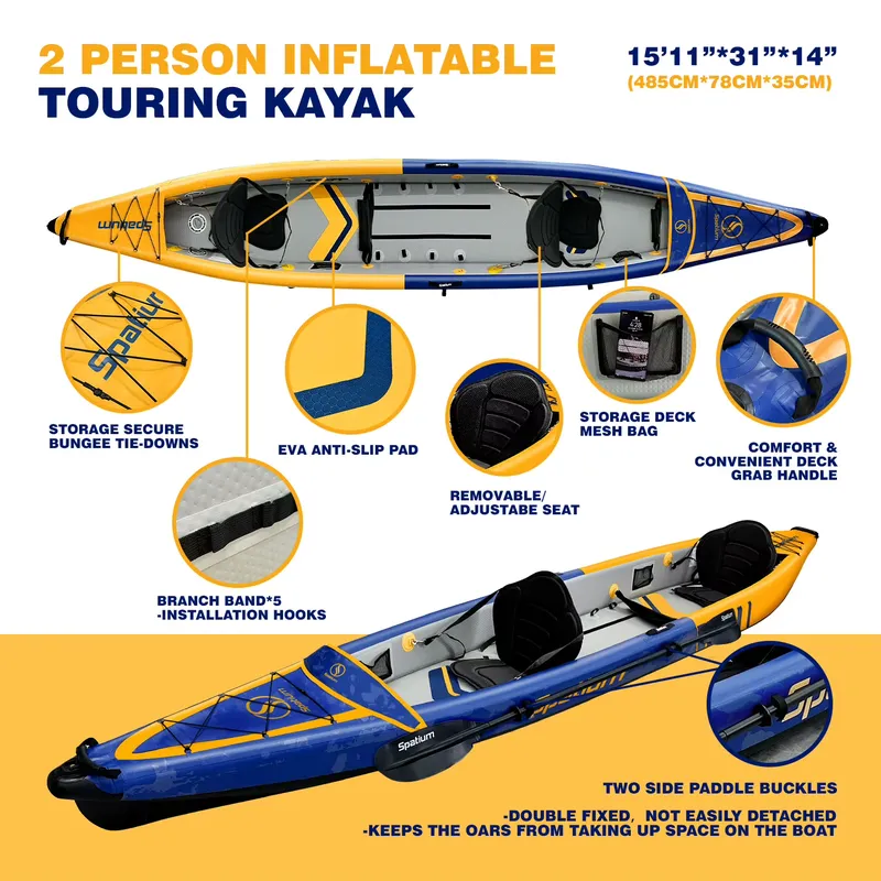 Kayak Inflable de Alta Calidad - Fishing Equipment Brands reseña y precio
